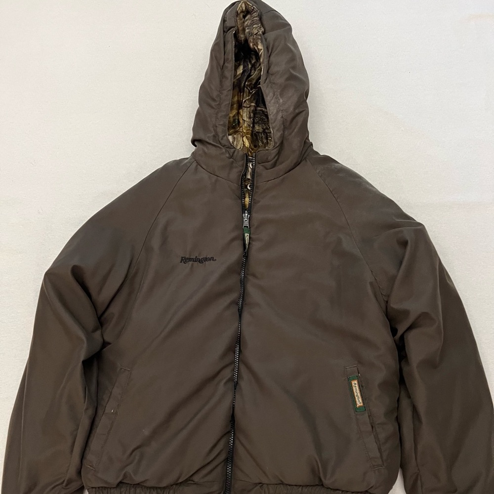 Youth Remington reversible hunting coat size 20/22